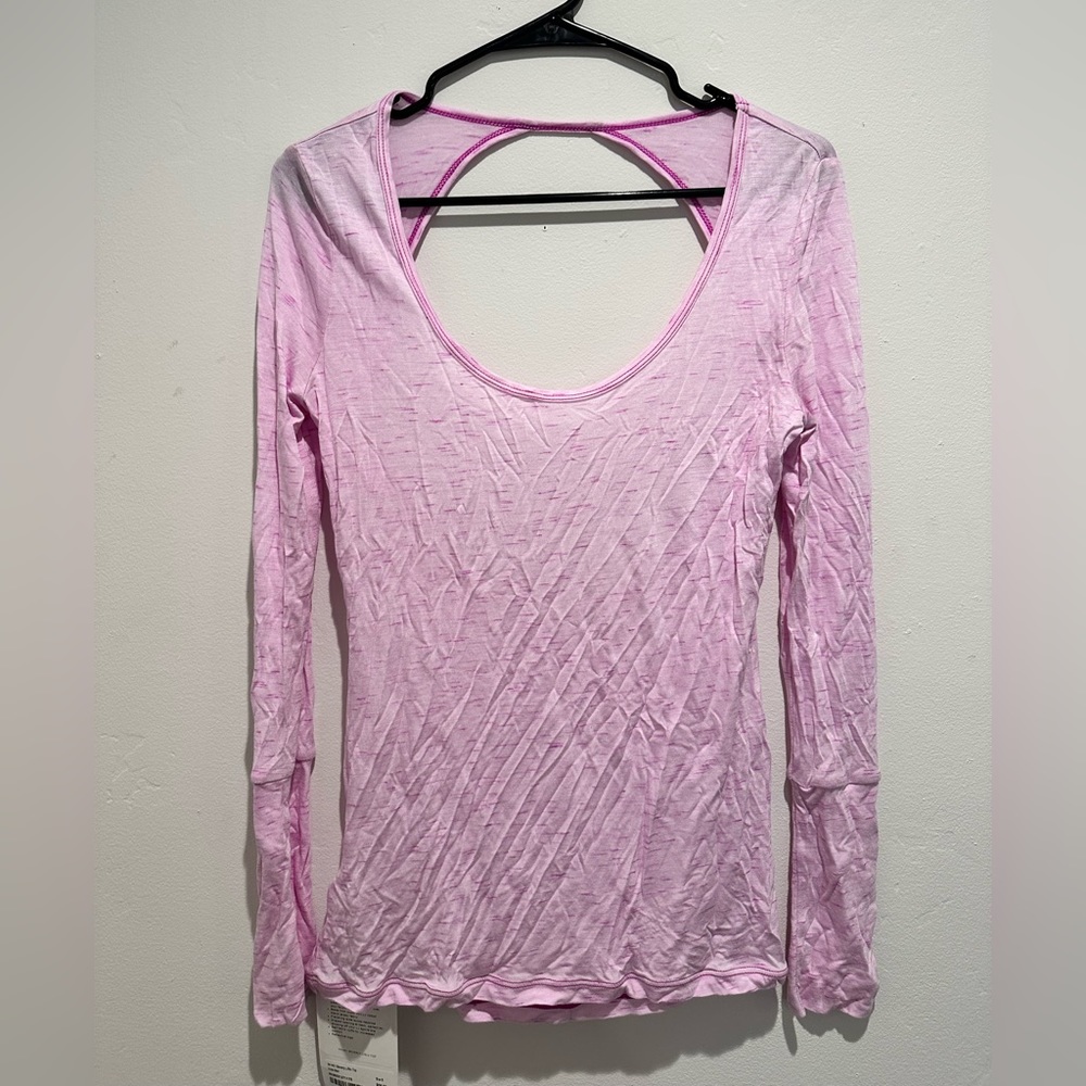 LORNA JANE Shirt Womens Small Run Track Active Long Sleeve Top New